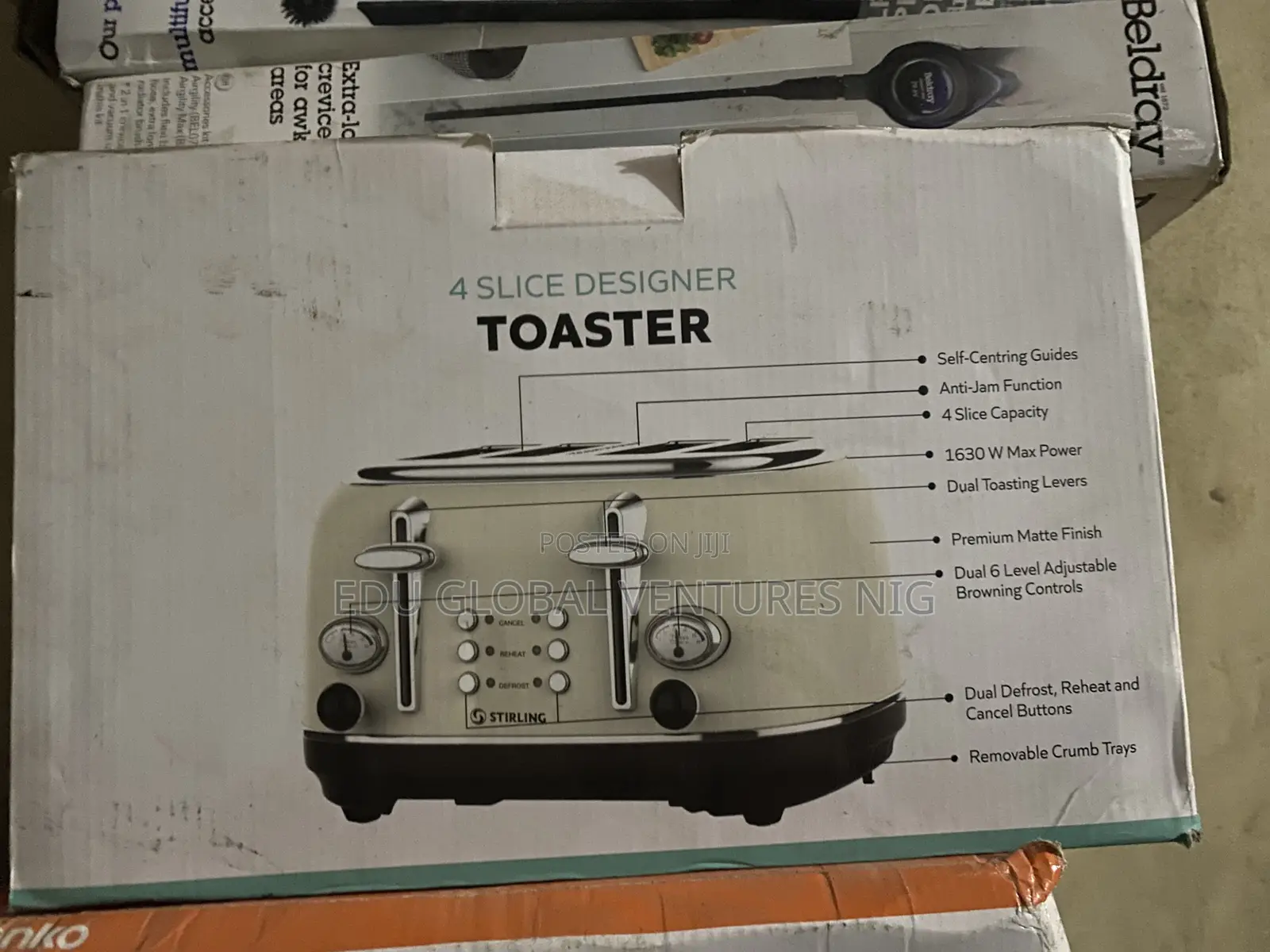 Stirling 4 Slice Designer Toaster.