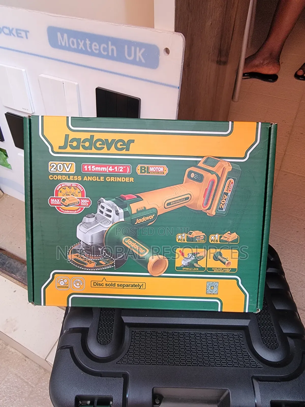 Cordless Angle Grinder 20v