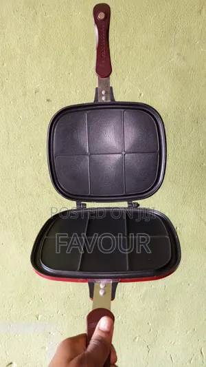 Happy Call Double Sided Non Stick Grilling Pan and Toast Pan
