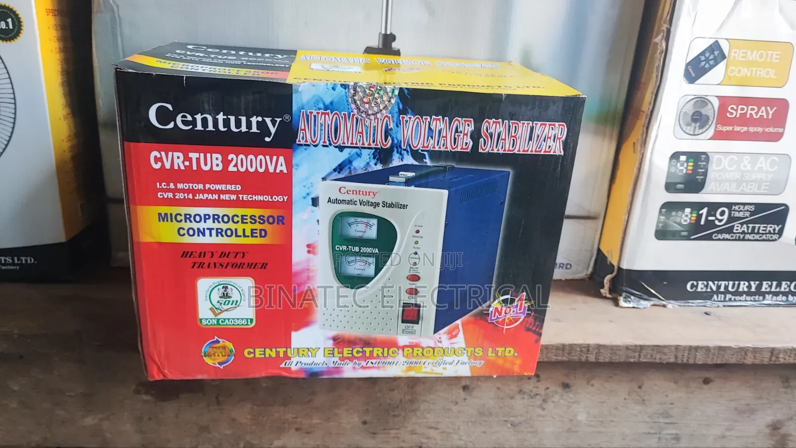 Century 2000VA Automatic Voltage Stabilizer– Safe Voltage Protection