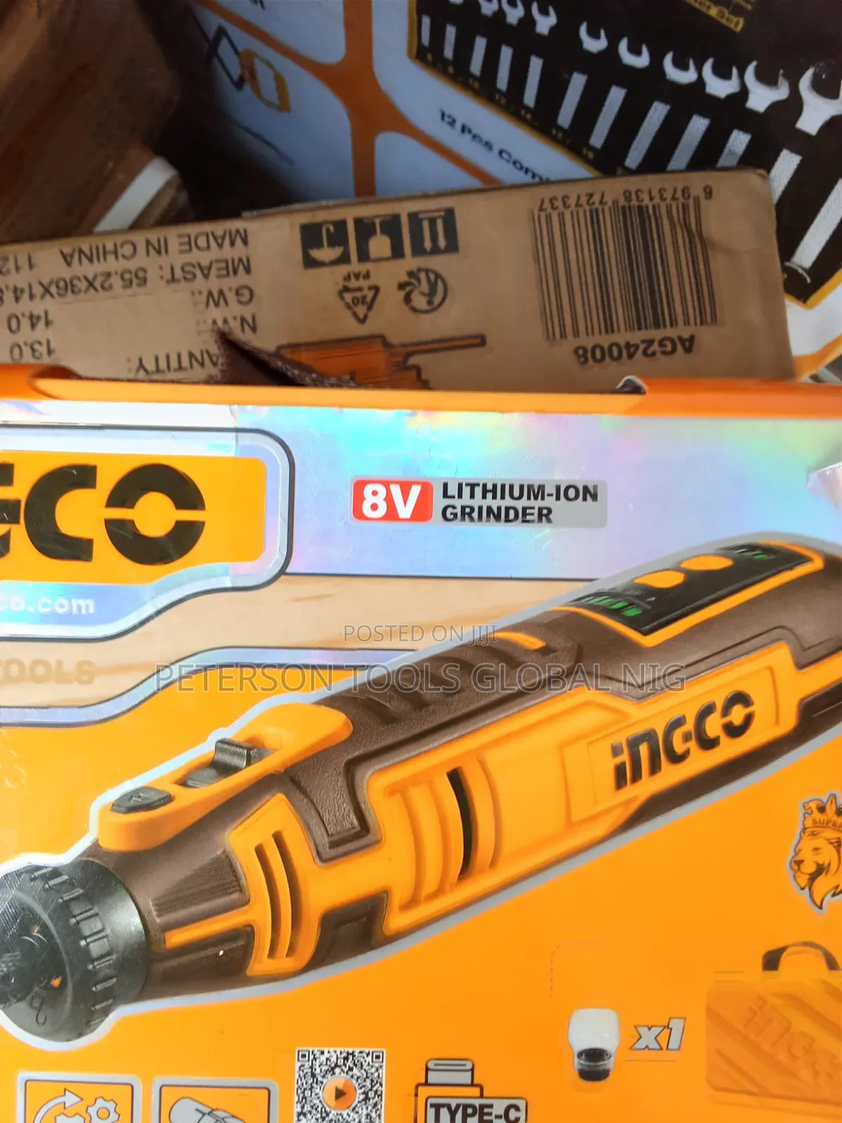 8v Lithium- Ion Grinder