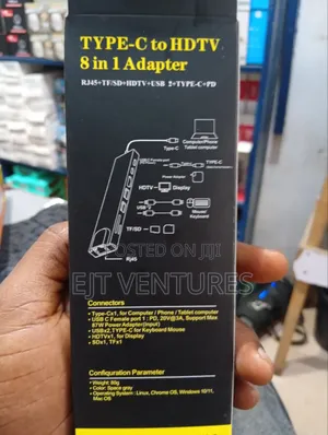 Type C 8 in 1 Adapter