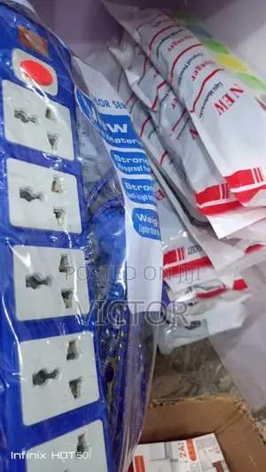 Original 6-Way & 4-Way Extension Socket - Heavy Duty Power Strip