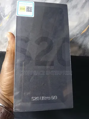 New Samsung Galaxy S20 Ultra 5G 128 GB Black