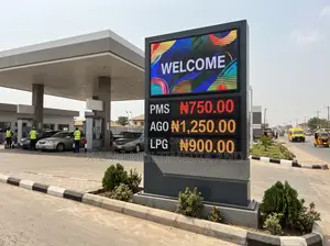 Outdoor LED Display for Filling Station Forecourt