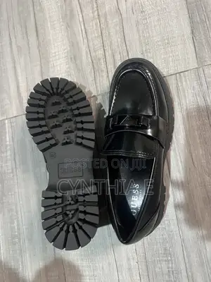 Original GUESS Black Chunky Sole Loafers -Size 8M (EU 39-40)