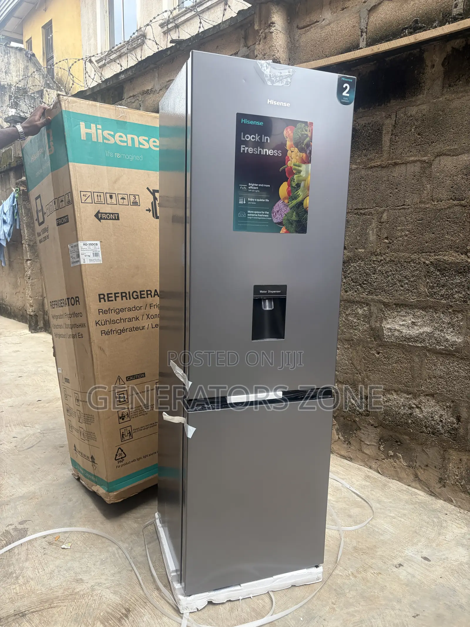 Hisense RD-35DCB 264L Large-Capacity Bottom Freezer Fridge