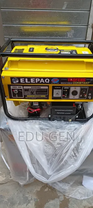 Original Elepaq Constant SV6800E2 Generator 4.5KVA – 100% Copper Coil