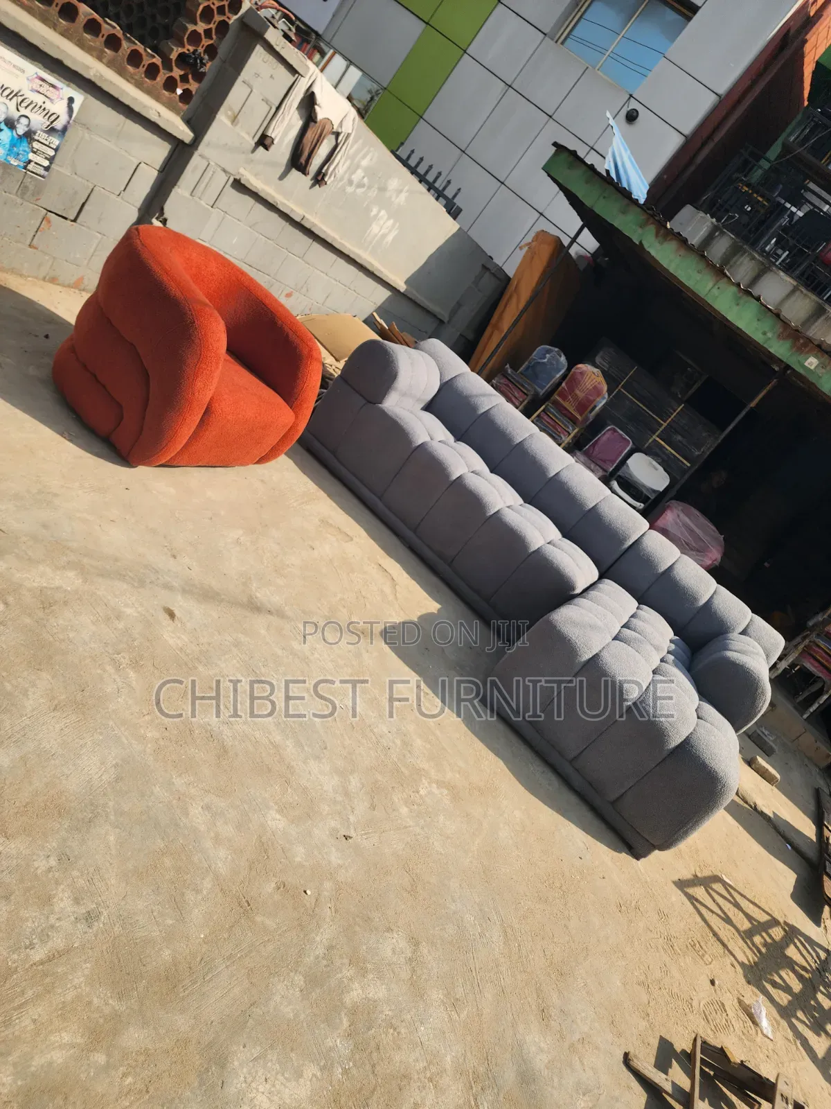 L-Shaped Brand New Sofa Couch.