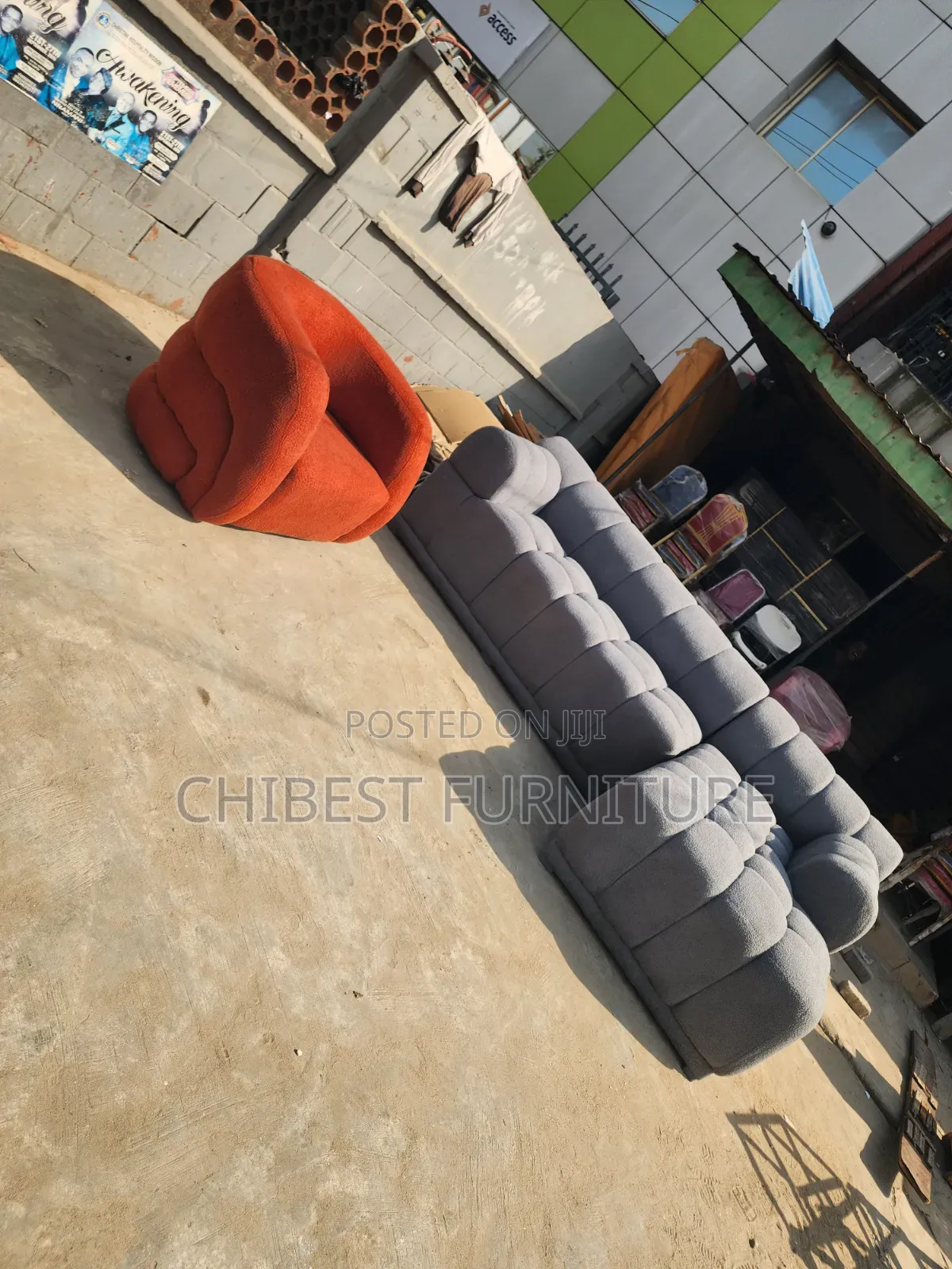 L-Shaped Brand New Sofa Couch.