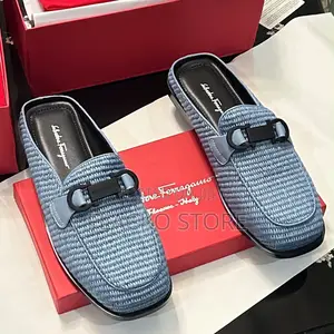 High Quality New Salvatore Ferragamo Flat Mules