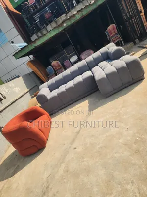 Brand New L-Shaped Sofa With a Single Seater.