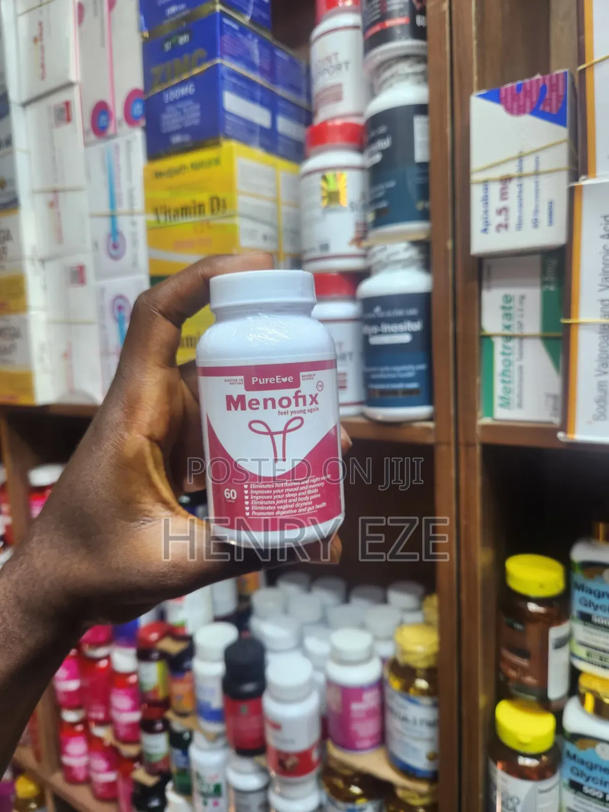 PureEve Menofix 60 Capsules | Menopause Support Supplement