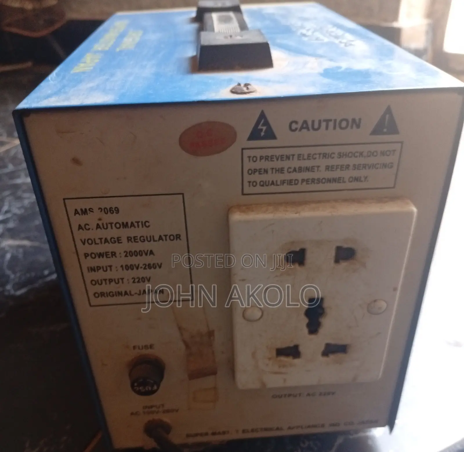 Used Super Master 2000va Stabilizer