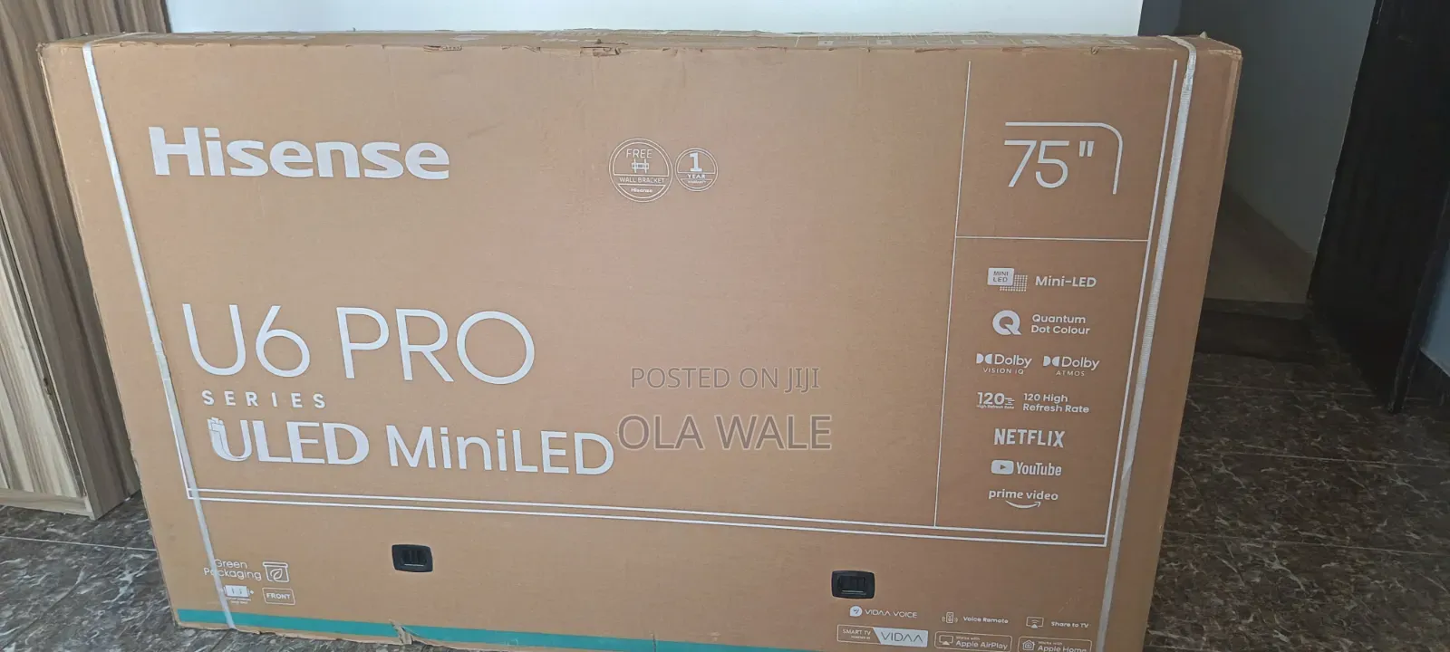 Hisence TV 75 Inch