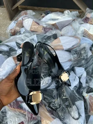 Brand New Malkia Luxury Pointed-Toe Slingback Low Heels