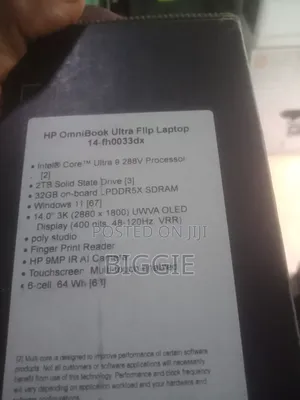 New Laptop 16GB Intel Core Ultra 9 SSD 512GB