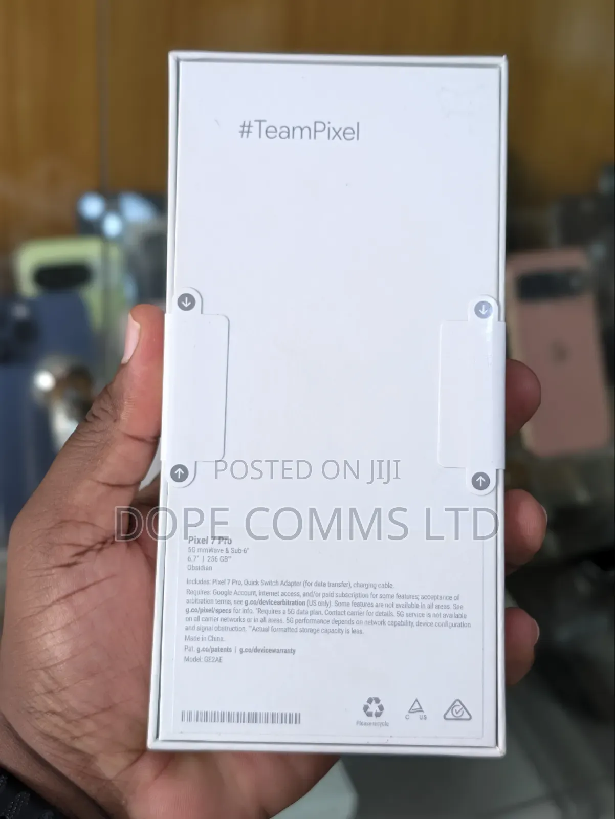 New Google Pixel 7 Pro 256 GB Black