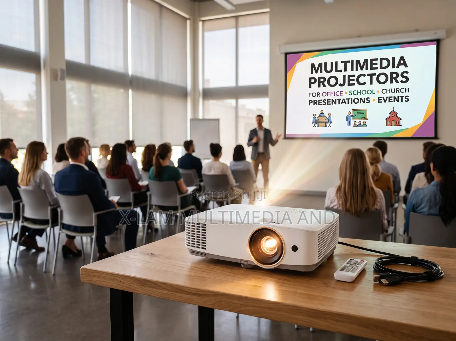 Projector for Office, School, Church & Presentations