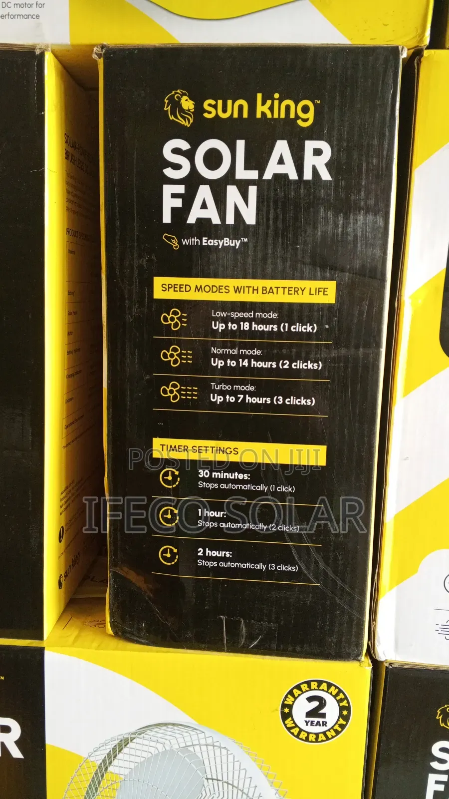 Sun King Solar Fan