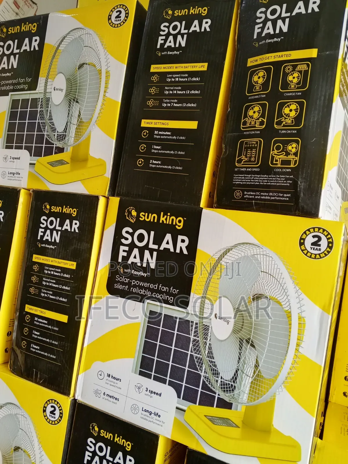 Sun King Solar Fan