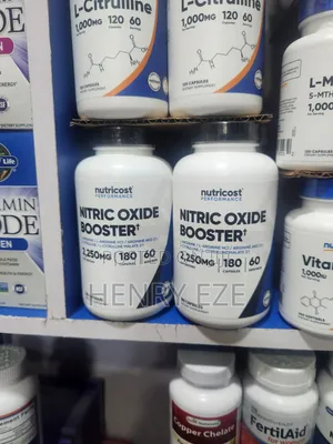 Nutricost Nitric Oxide Booster 2,250mg – 180 Capsules