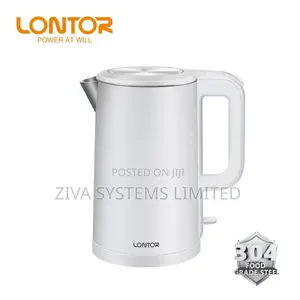Lontor Electric Kettle – 304 Food Grade Stainless Steel Water Boiler