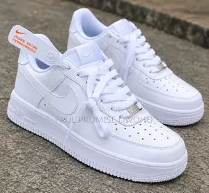 Brand New Nike Air Force 1 White Sneakers – Size 45