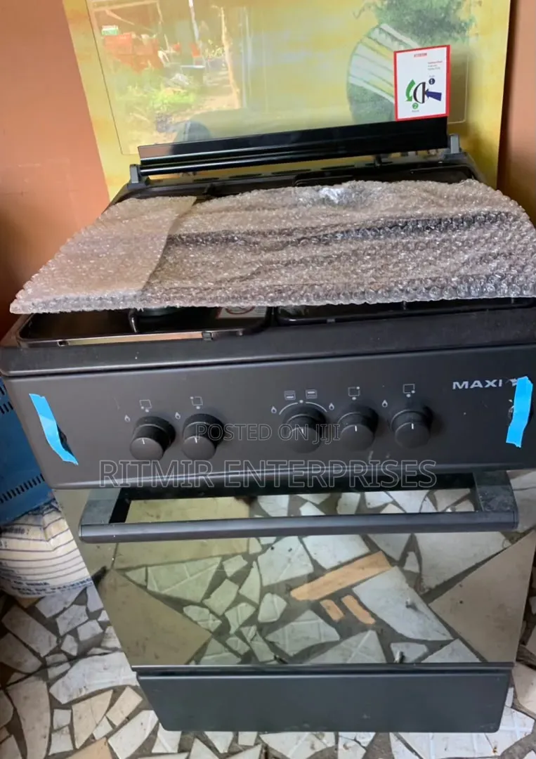 60x60 Maxi Black Gas Cooker