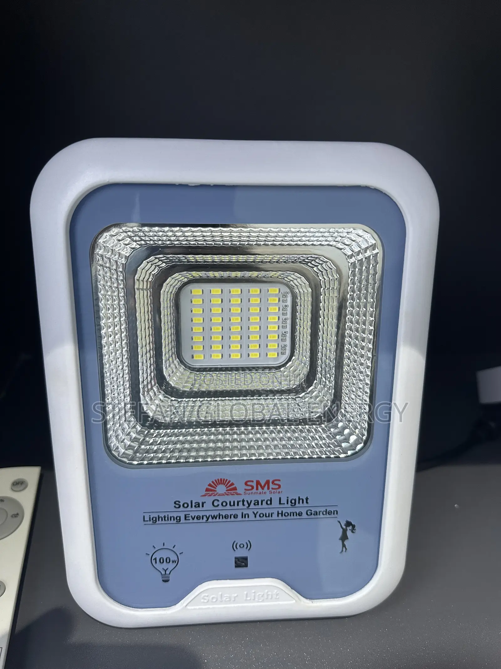 100w SMS Solar Flood Light
