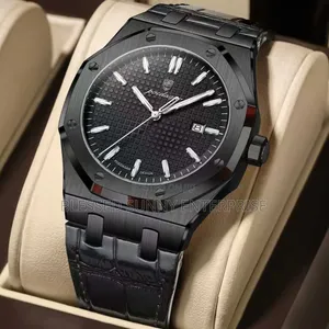 Luxury Poedagar Wrist Watch Black Colour