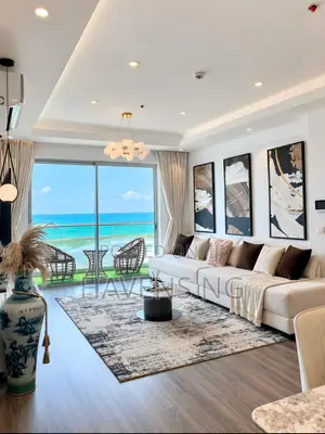 Luxury 2-Bedroom Ocean-View Apartment at Bluewaters, Oniru