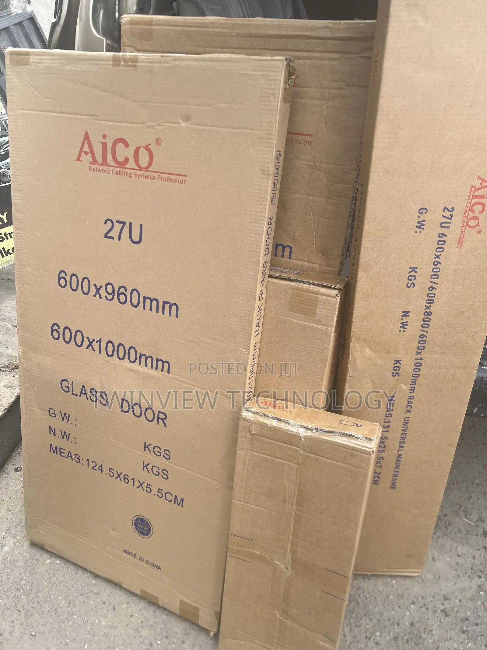 27U Aico Network Rack 600 by 800