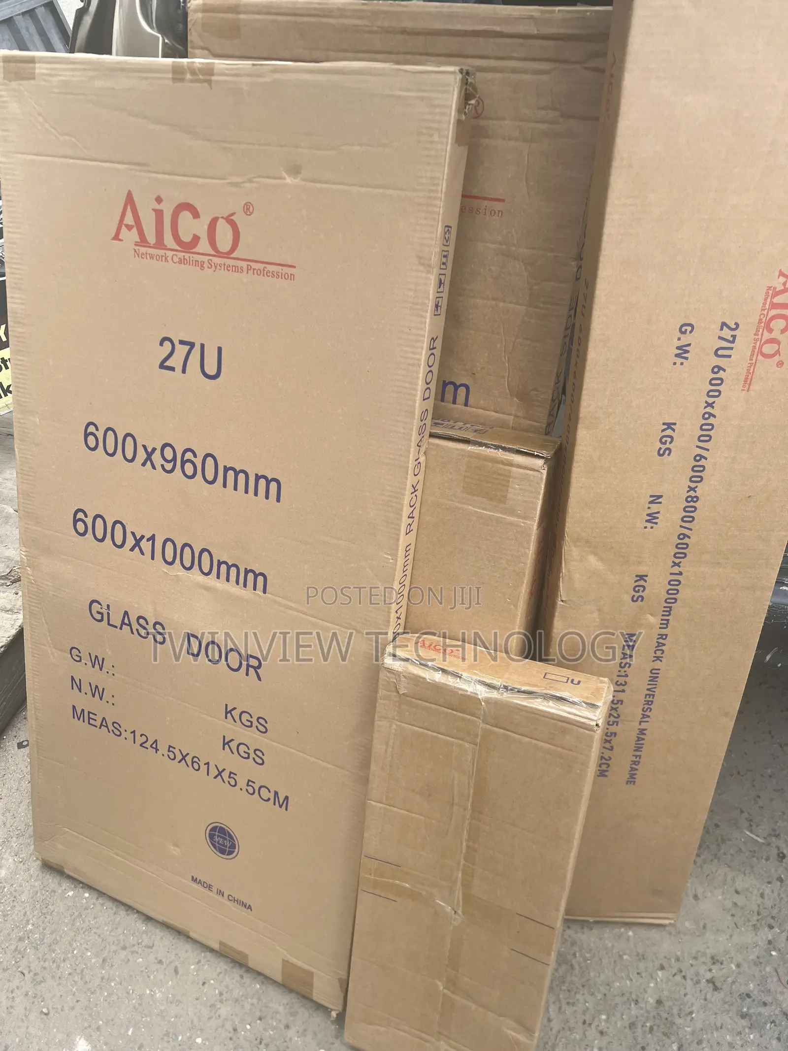 27U Aico Network Rack 600 by 800