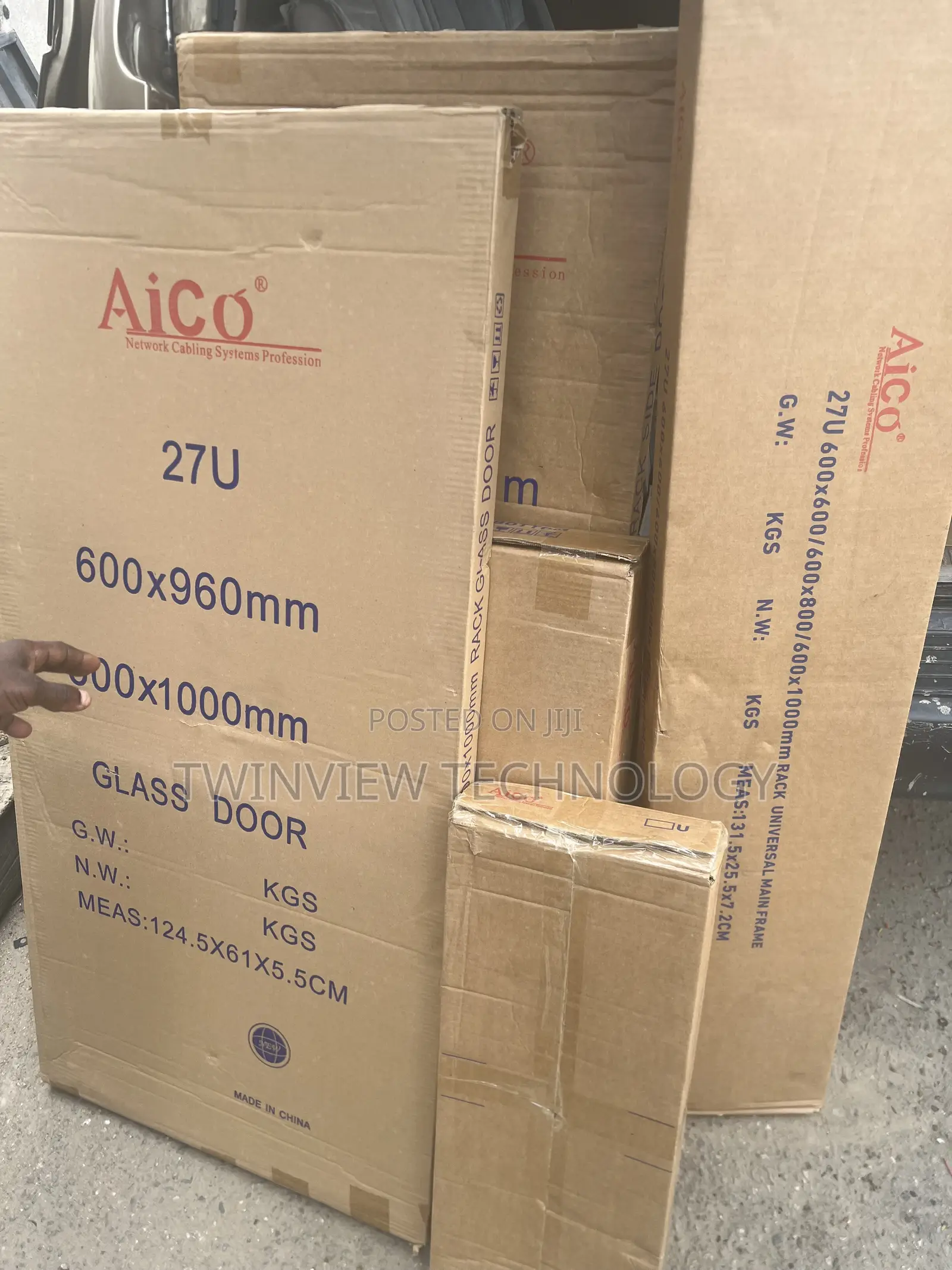 27U Aico Network Rack 600 by 800