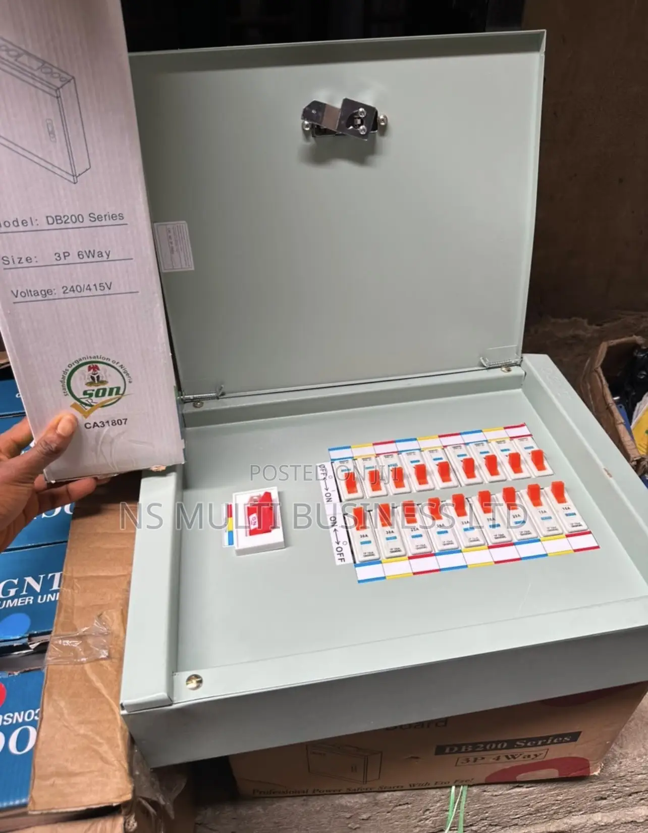 Distribution Board (D4 &D6) Etc Single and Three Phase