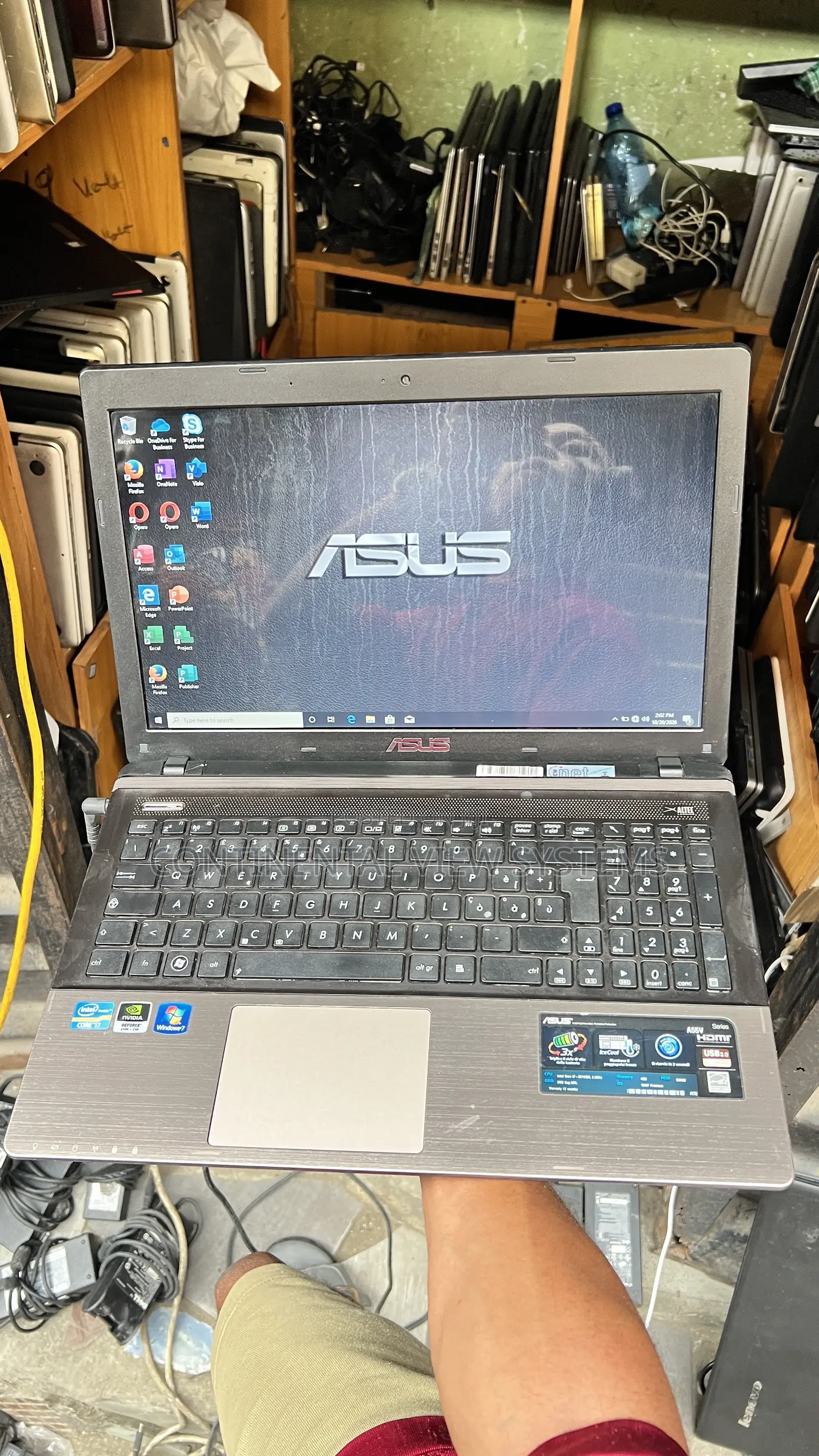 Laptop Asus K55VD 8GB Intel Core i7 HDD 250GB