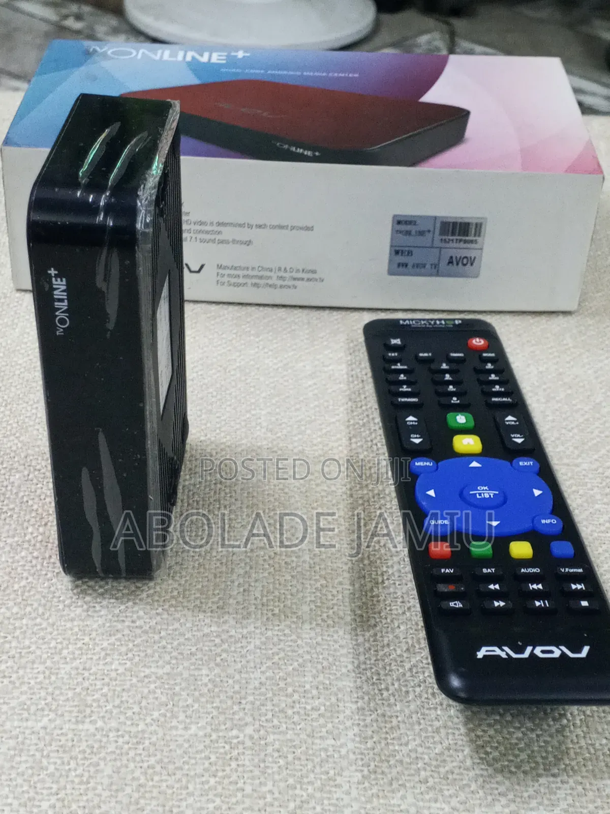 AVOV TVONLINE+ Quad Core Android Media Center