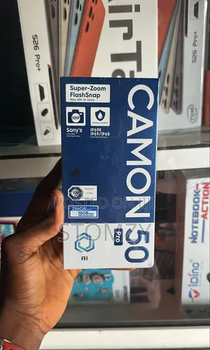 New Tecno Camon 50 Pro 256 GB Purple