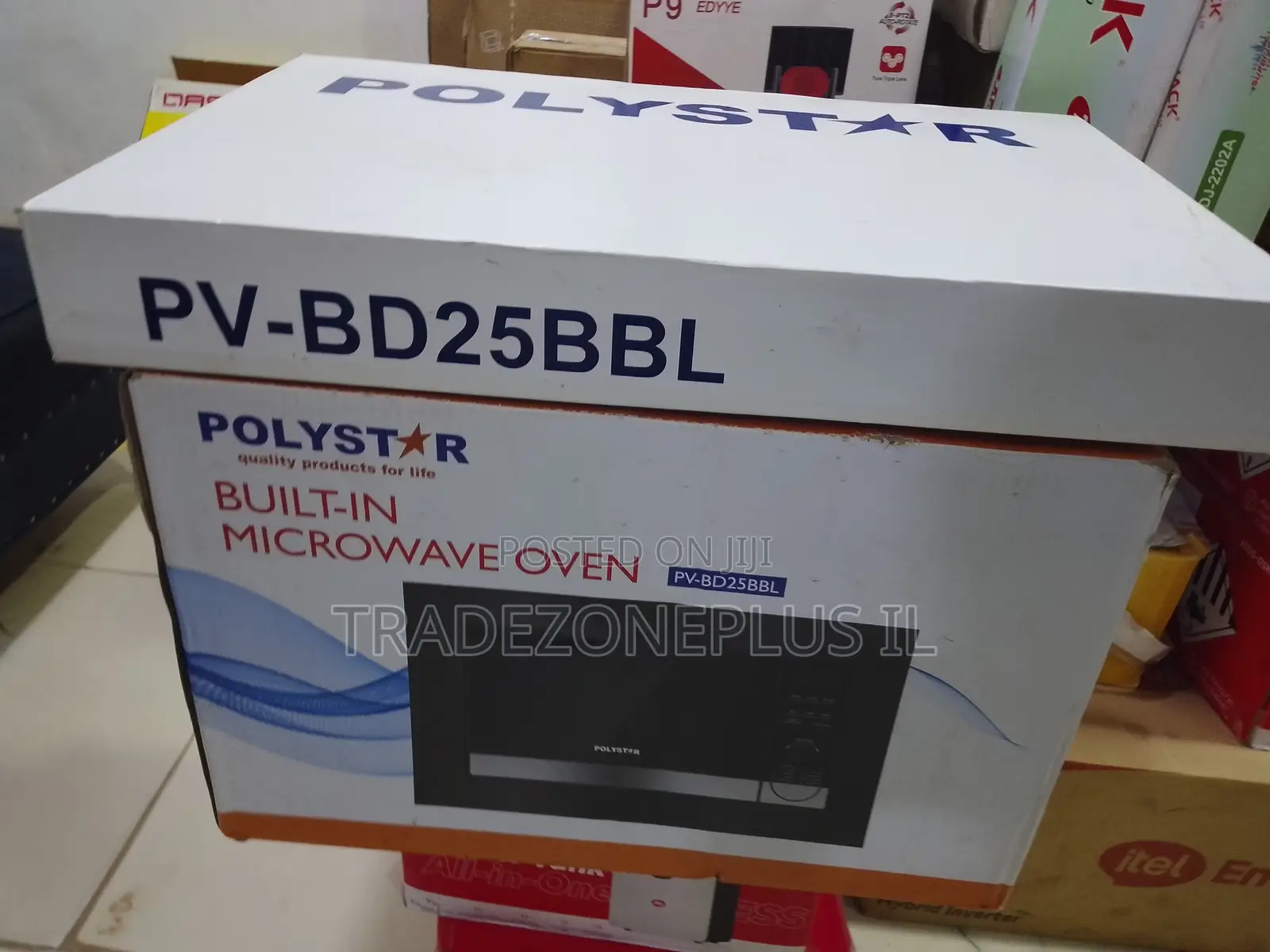 Polystar PV-BD25BBL Built-in Microwave for Modern Kitchens