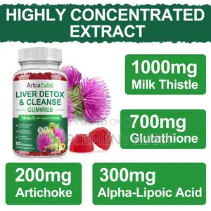 Liver Detox & Cleanse Gummies | 14-in-1 Liver Support Formula X60