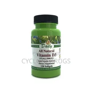 Vitamin D3 5000 Iu (125 McG) 120softgels