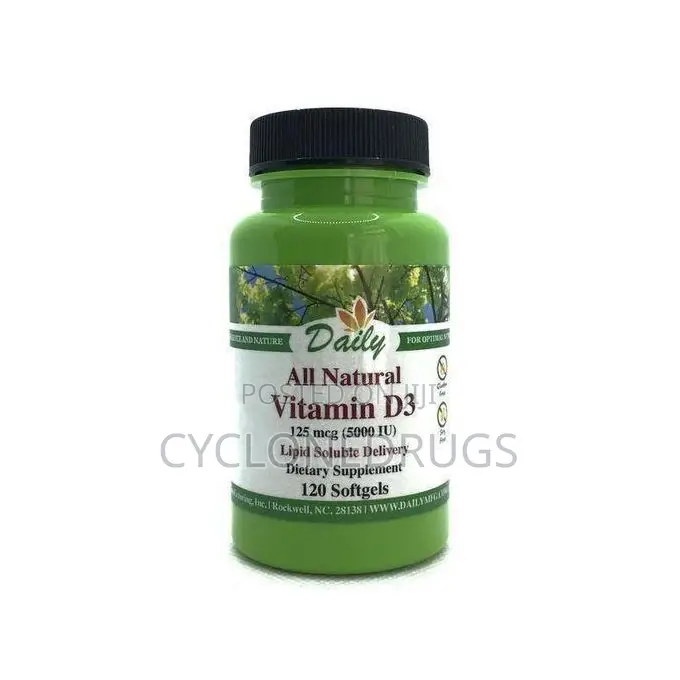 Vitamin D3 5000 Iu (125 McG) 120softgels