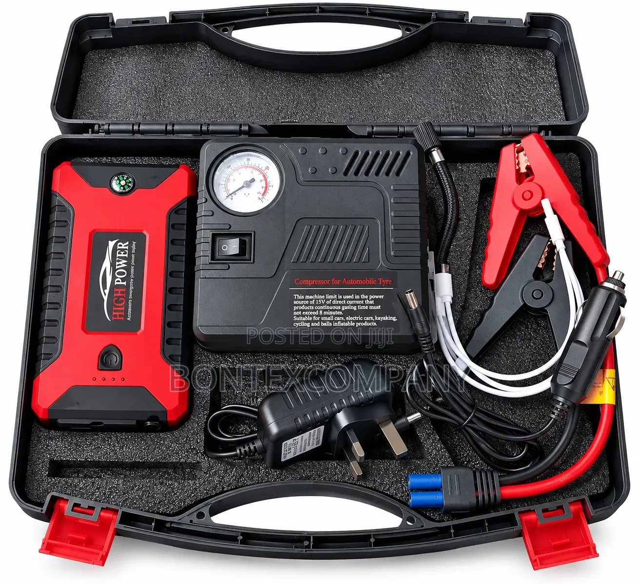 High-Power Multi-Function Jump Starter With Pump