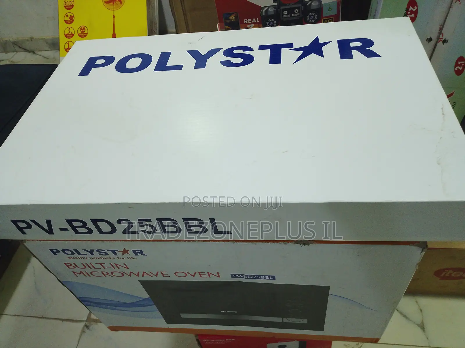Refined Black Built-in Microwave Oven by Polystar
