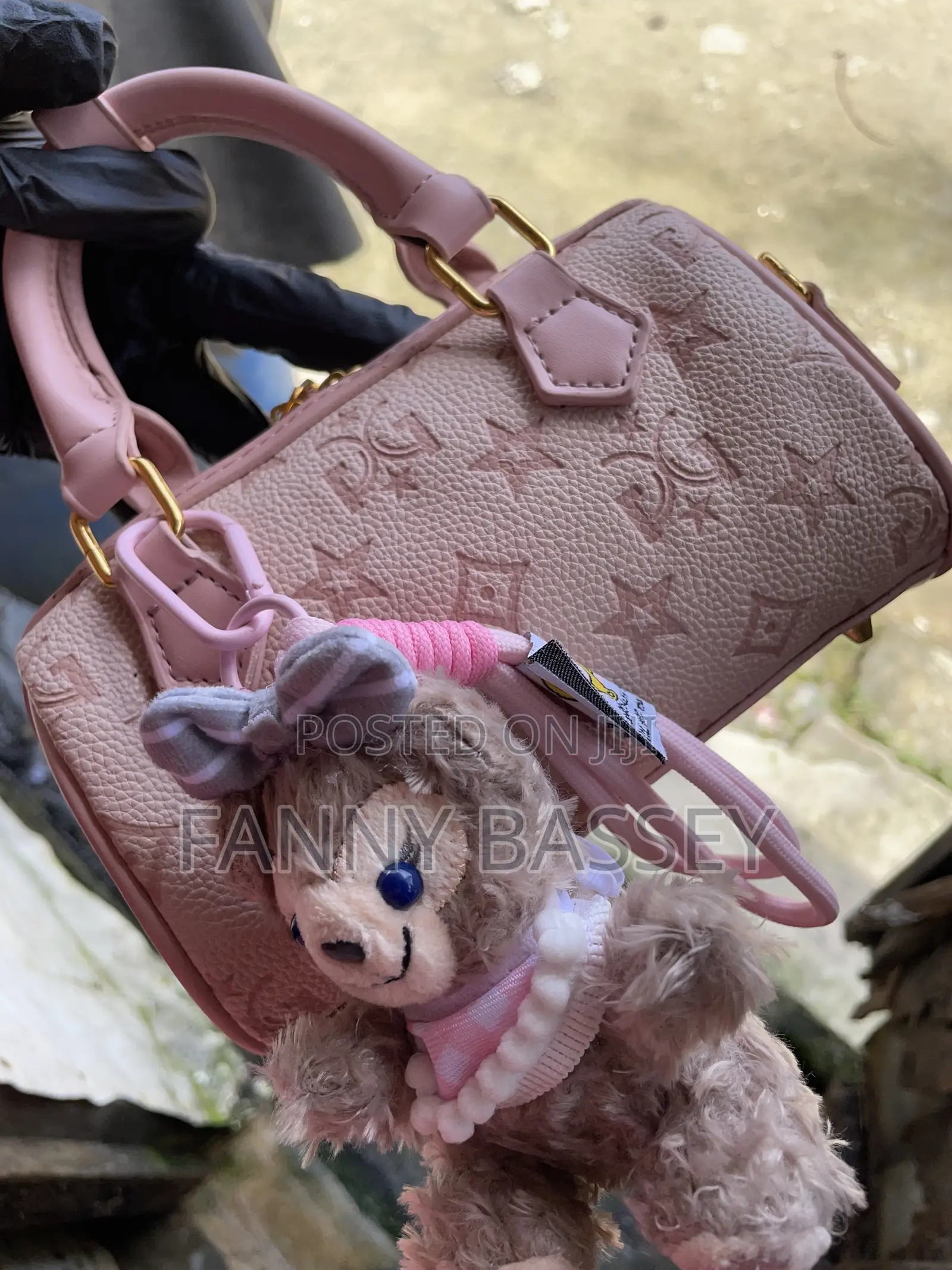 Teddy Bear Boston Pillow Bag