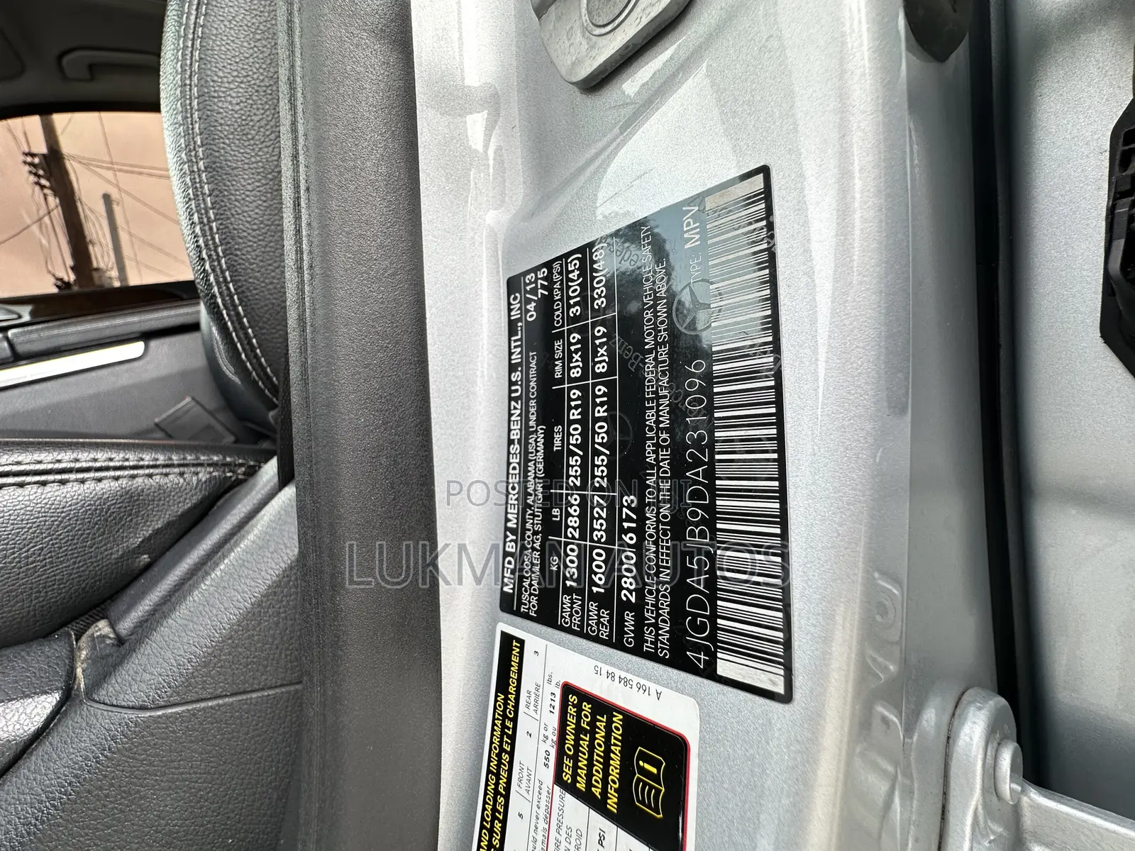 Mercedes-Benz M Class ML 350 4Matic 2013 Silver