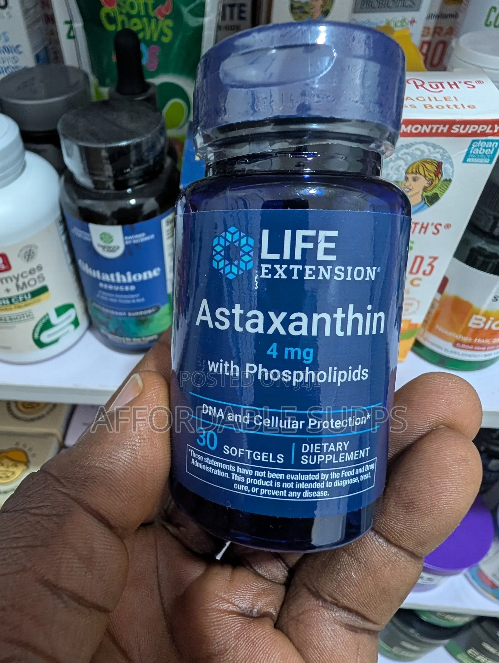 Life Extension Astaxanthin With Phospholipids – 30 Softgels