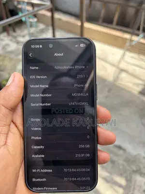 Apple iPhone Air 256 GB Black