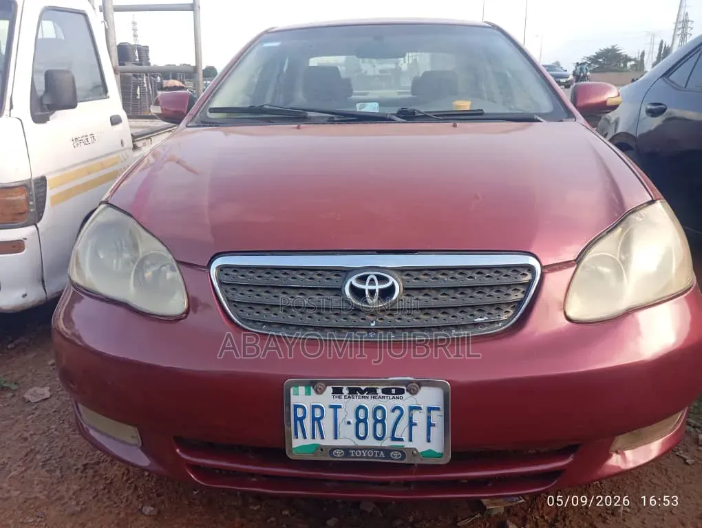 Toyota Corolla 2003 Red